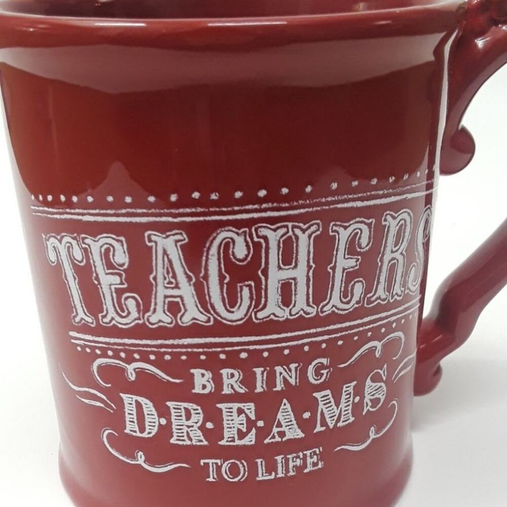 Grassland Road Teachers Bring Dreams To Life Red Coffee Mug Tea Cup